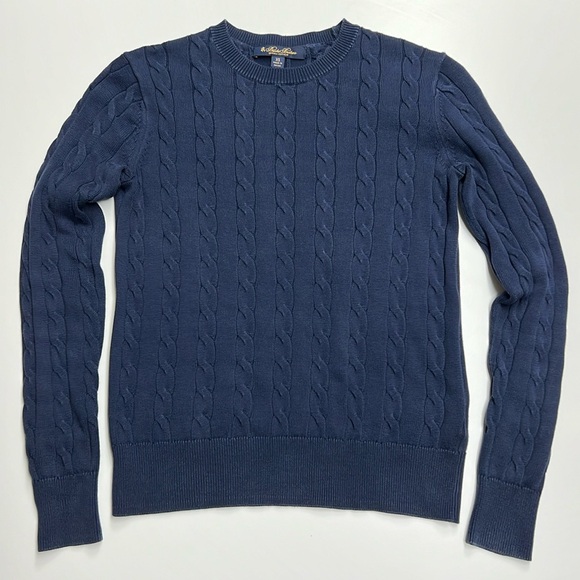 ✨ BROOKS BROTHERS ✨ Supima Cotton Cable Crewneck Sweater. - Picture 6 of 15
